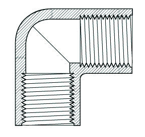 Elbow 90 Degree - FNPT x FNPT