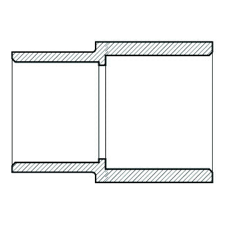 Reducer Coupling - Slip x Slip