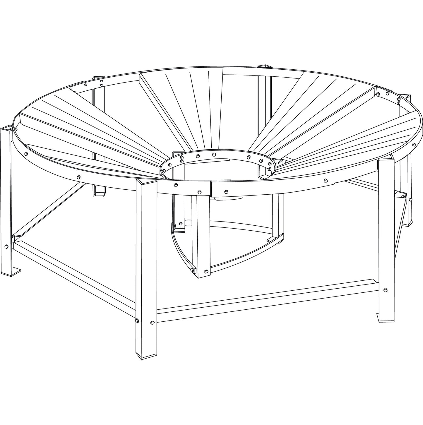 Conical Bottom Nestable Tanks